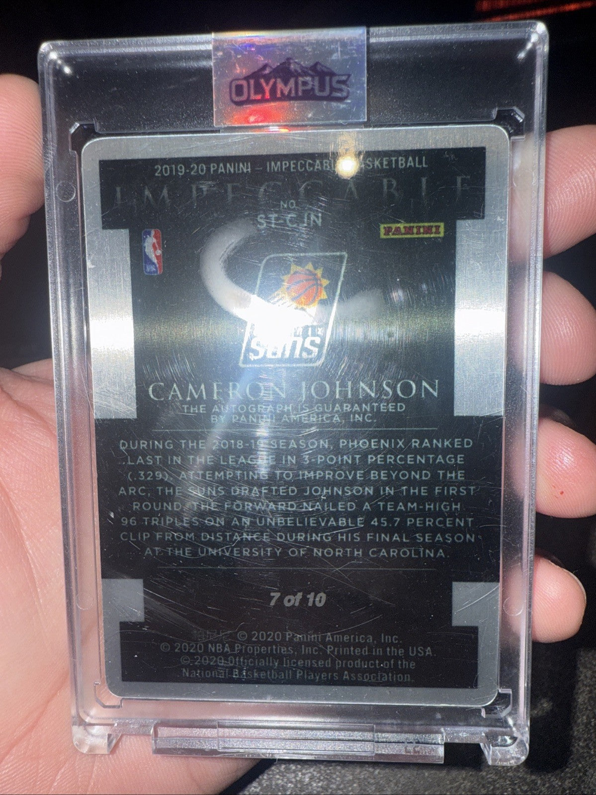 Cameron Johnson Stainless Stars Auto /103