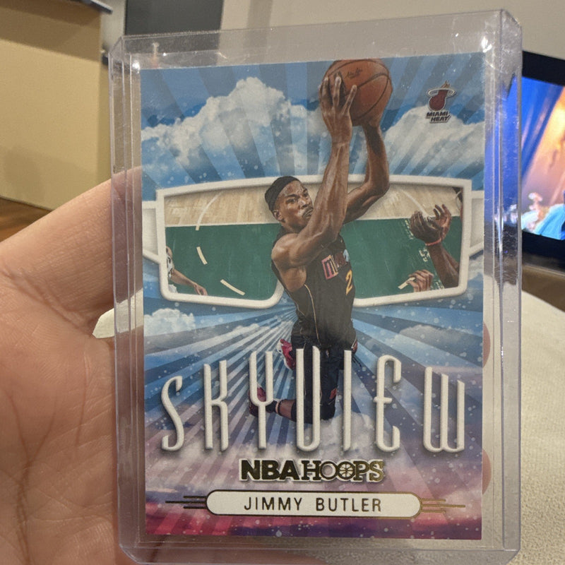 Panini 2022 23 NBA Hoops Skyview Insert Jimmy Butler Miami Heat No. 210