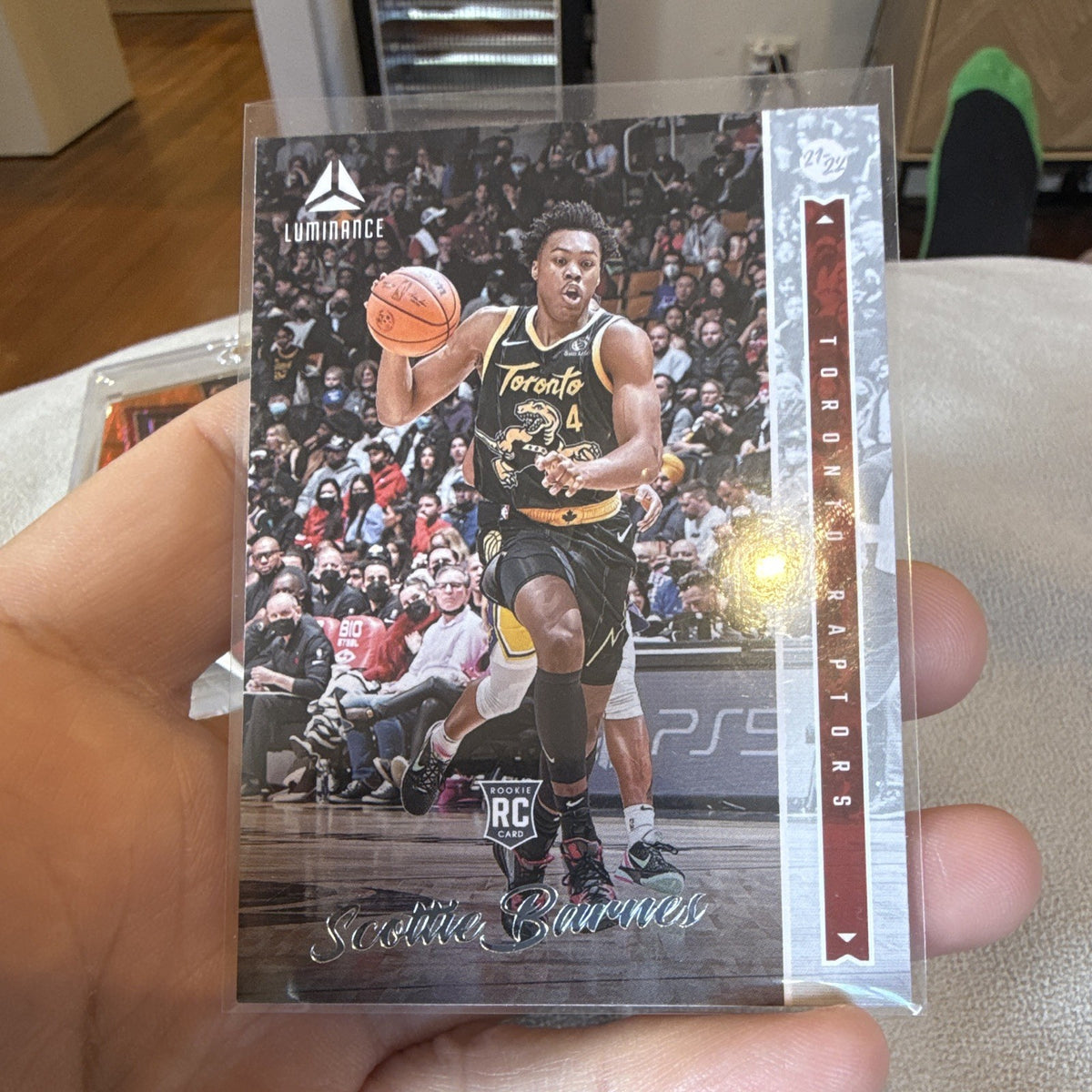 Panini Chronicles Luminance Scottie Barnes Rookie 260 Toronto Raptors 2021 220