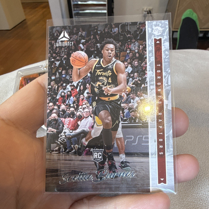 Panini Chronicles Luminance Scottie Barnes Rookie 260 Toronto Raptors 2021 220