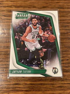 Panini Jayson Tatum Base 2021 22 Chronicles Threads Basketball No. 96 Celtics0
