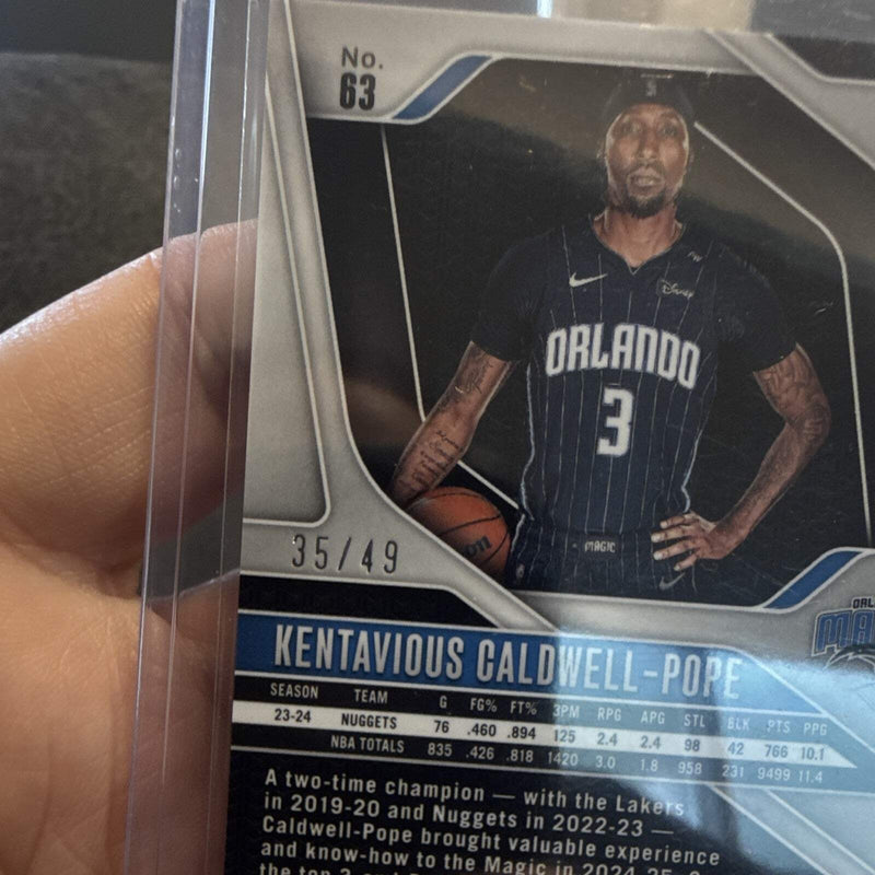 Panini Prizm 2024 25 Kentavious Caldwell Pope Orange Prizm #63 35/491