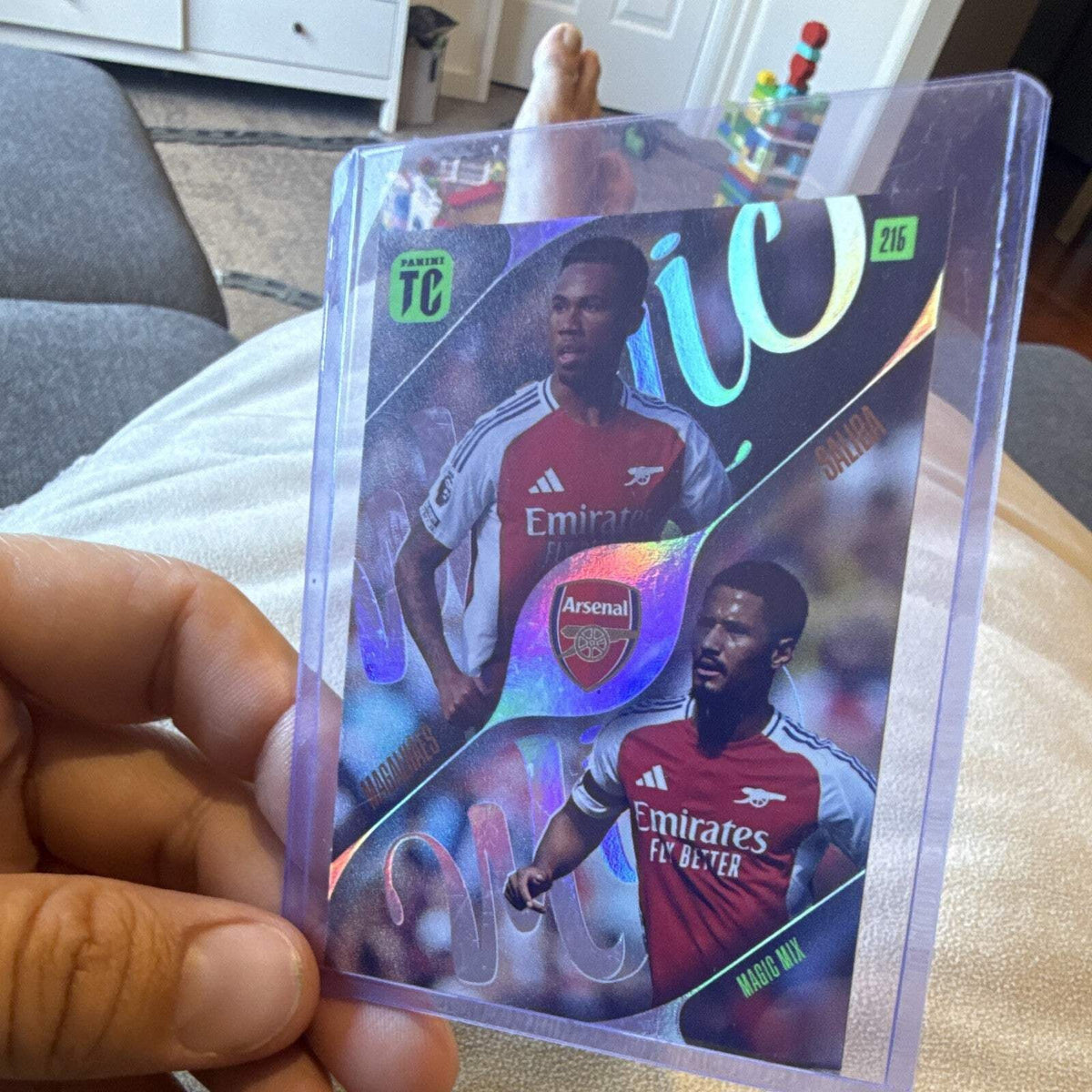 Panini Top Class Premier League Arsenal #216 Gabriel Magalhaes / William Saliba0