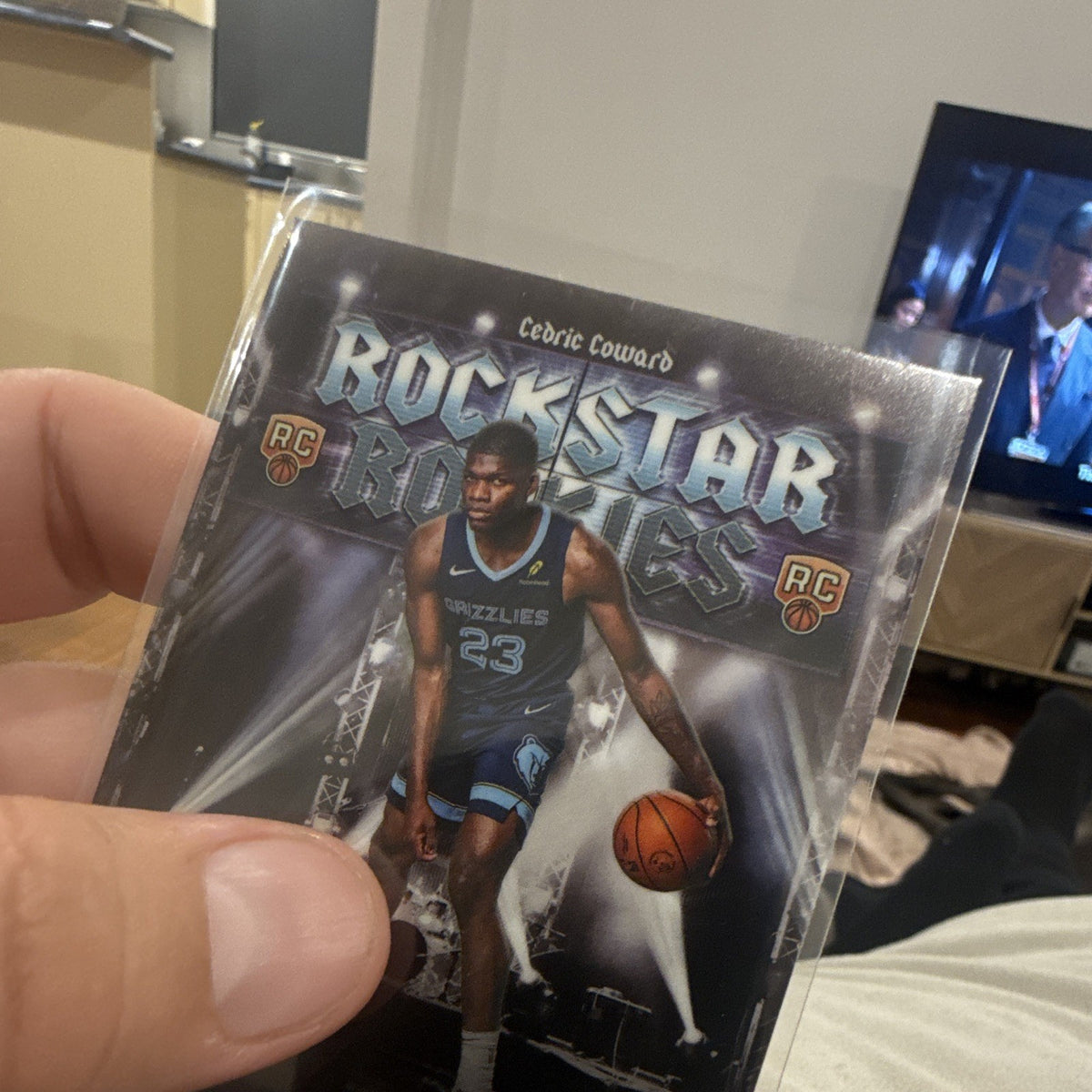 Cedric Coward Rockstar Rookies RR 11 Topps Bowman Chrome Grizzlies2