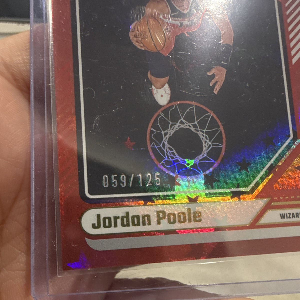 Panini Donruss Jordan Poole Washington Wizards Parallel #72 059/1252