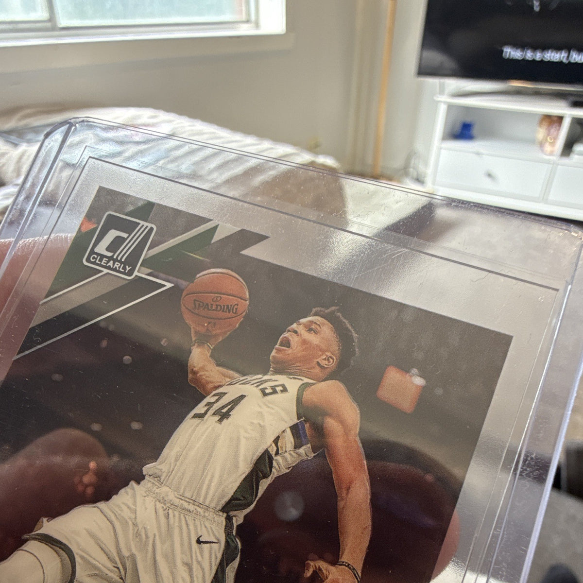 Panini Giannis Antetokounmpo 2019 20 Clearly Donruss #25 Bucks Base Set2