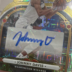 Panini Crown Royale 2022 23 Johnny Davis Auto Insert RCA JDV Wizards bookend 8/81