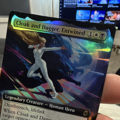 Cloak and Dagger, Entwined Foil Rare Marvel 0419 Legendary Creature3
