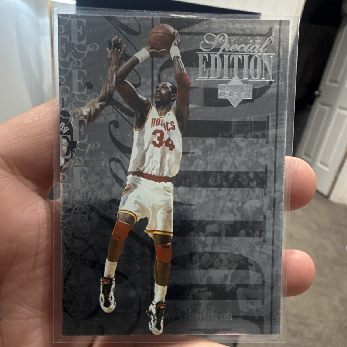 Upper Deck Hakeem Olajuwon Special Edition Insert 1995 SE31 Houston Rockets0
