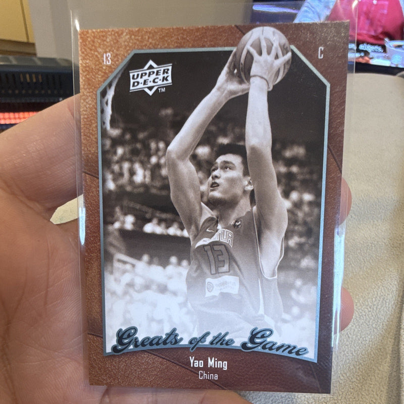 Upper Deck Yao Ming Greats of the Game Insert #13 2010 Shanghai Sharks0