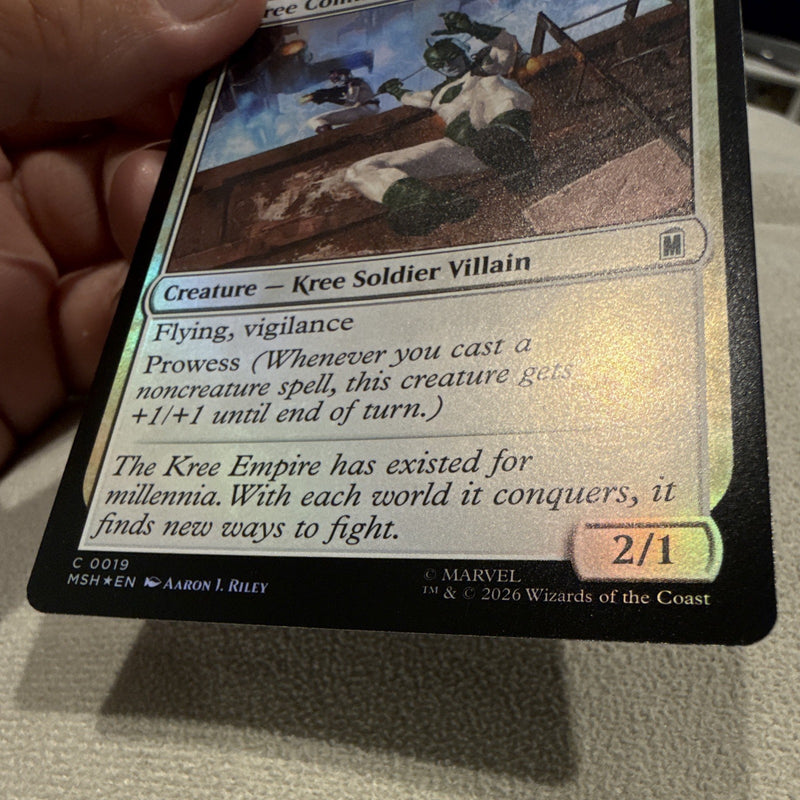 Kree Commandos Foil Common Marvel's Spider-Man 0019 (White)3