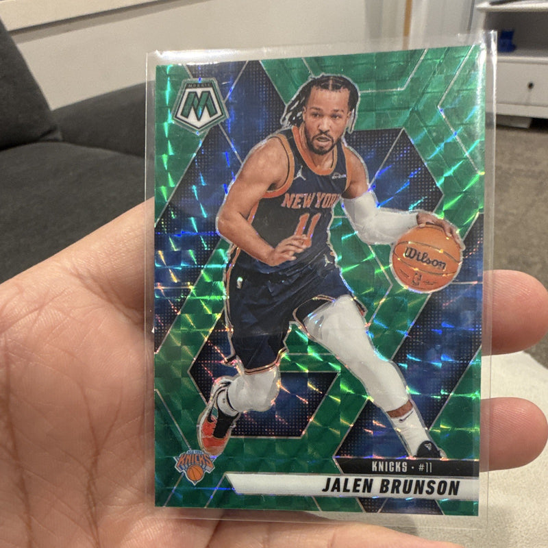 Panini 2024 25 Mosaic Basketball Jalen Brunson Knicks #176 Green Mosaic0