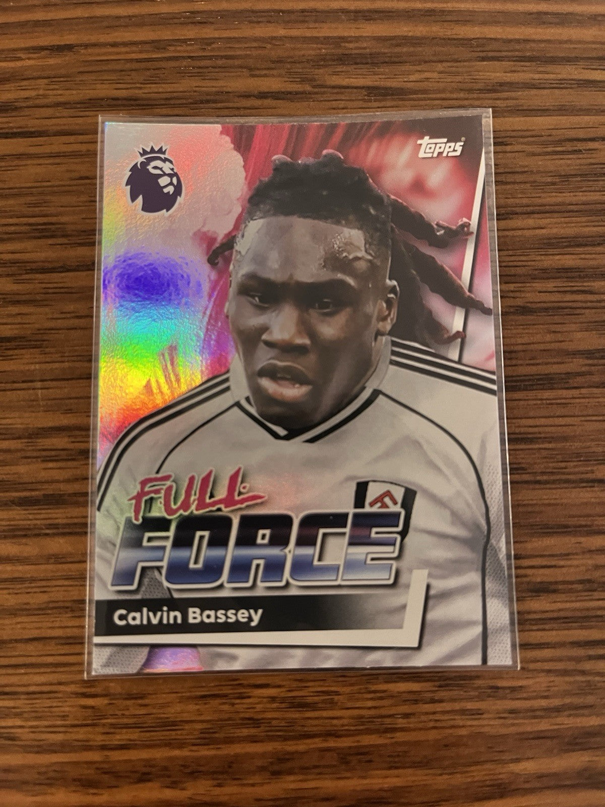 Topps Premier League Full Force Insert Calvin Bassey Fulham #161 2025/260