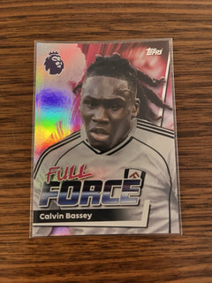 Topps Premier League Full Force Insert Calvin Bassey Fulham #161 2025/260