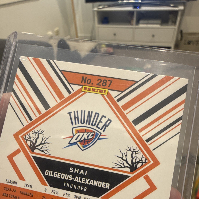 Panini Haunted Hoops Tribute Shai Gilgeous Alexander Thunder 2872