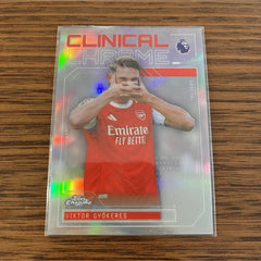 Topps 2026 Chrome Premier League Clinical Chrome CC 21 Viktor Gyökeres Arsenal0