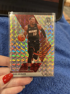 Panini 2019 20 Mosaic Basketball Bam Adebayo Prizm Miami Heat 1500