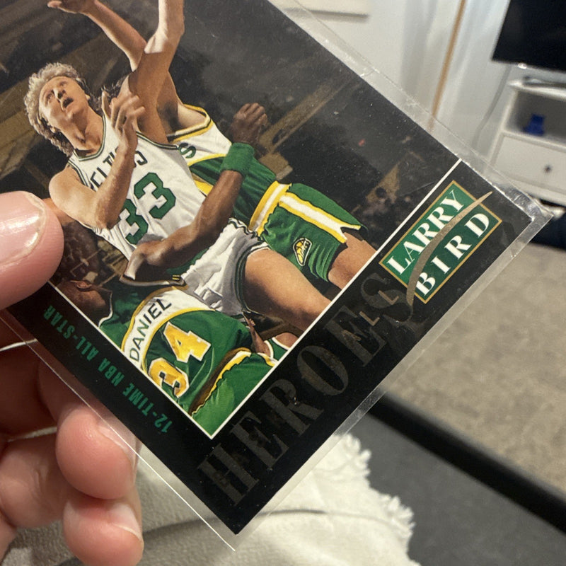 Upper Deck Basketball Heroes Insert Larry Bird Boston Celtics Card 21/27 19933