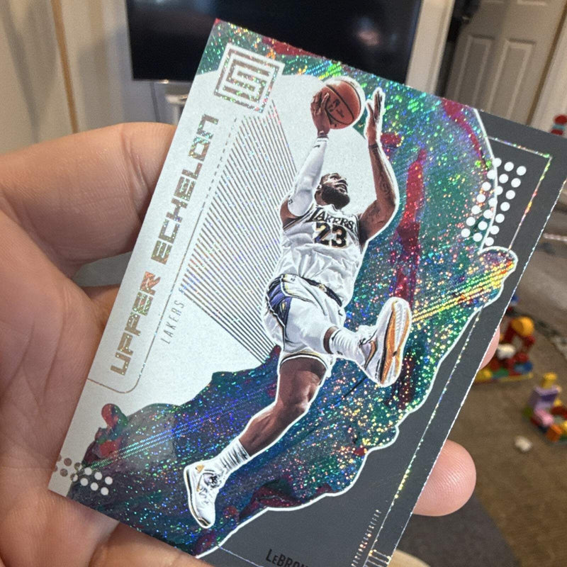 Panini Status 2019 20 Upper Echelon No. 6 LeBron James Lakers Insert3