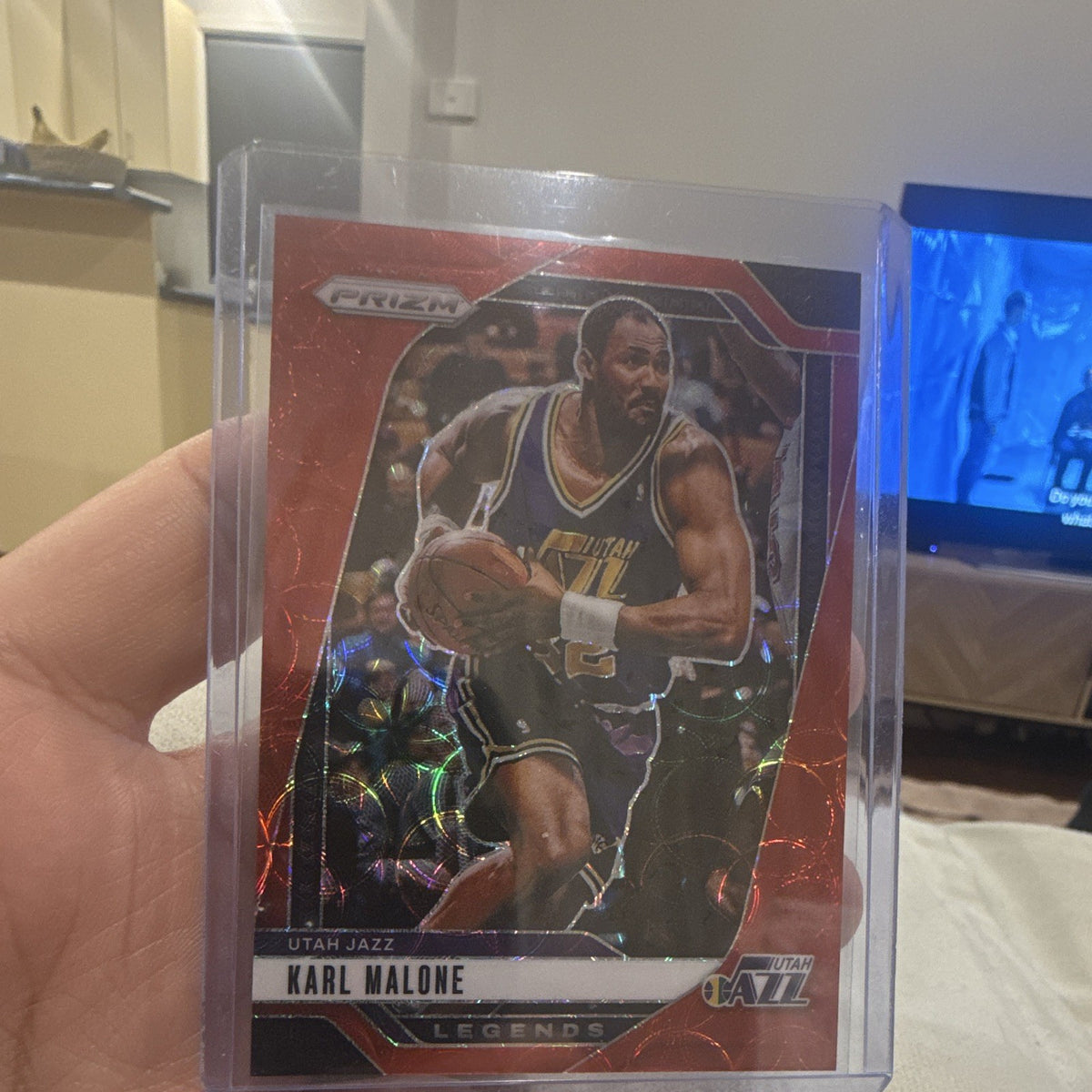Panini Prizm 2024 25 Karl Malone Legends Red /88 #289 Utah Jazz0