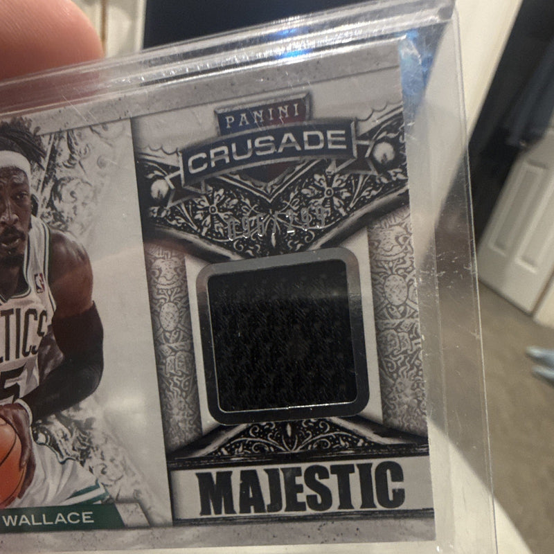 Panini 2013 14 Crusade Basketball Gerald Wallace Majestic Memorabilia 21 Celtics3