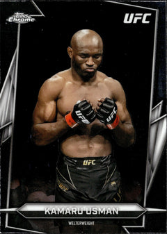 Kamaru Usman Base 27 Topps Chrome NM0