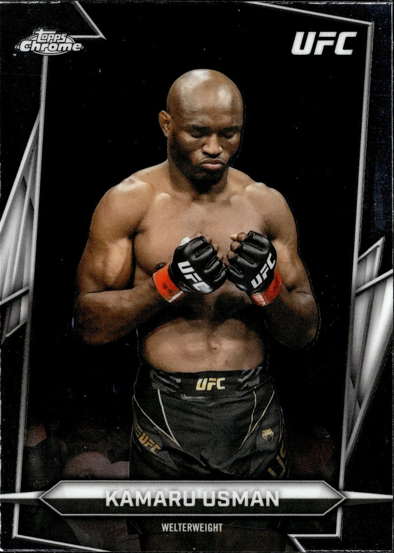 Kamaru Usman Base 27 Topps Chrome NM0