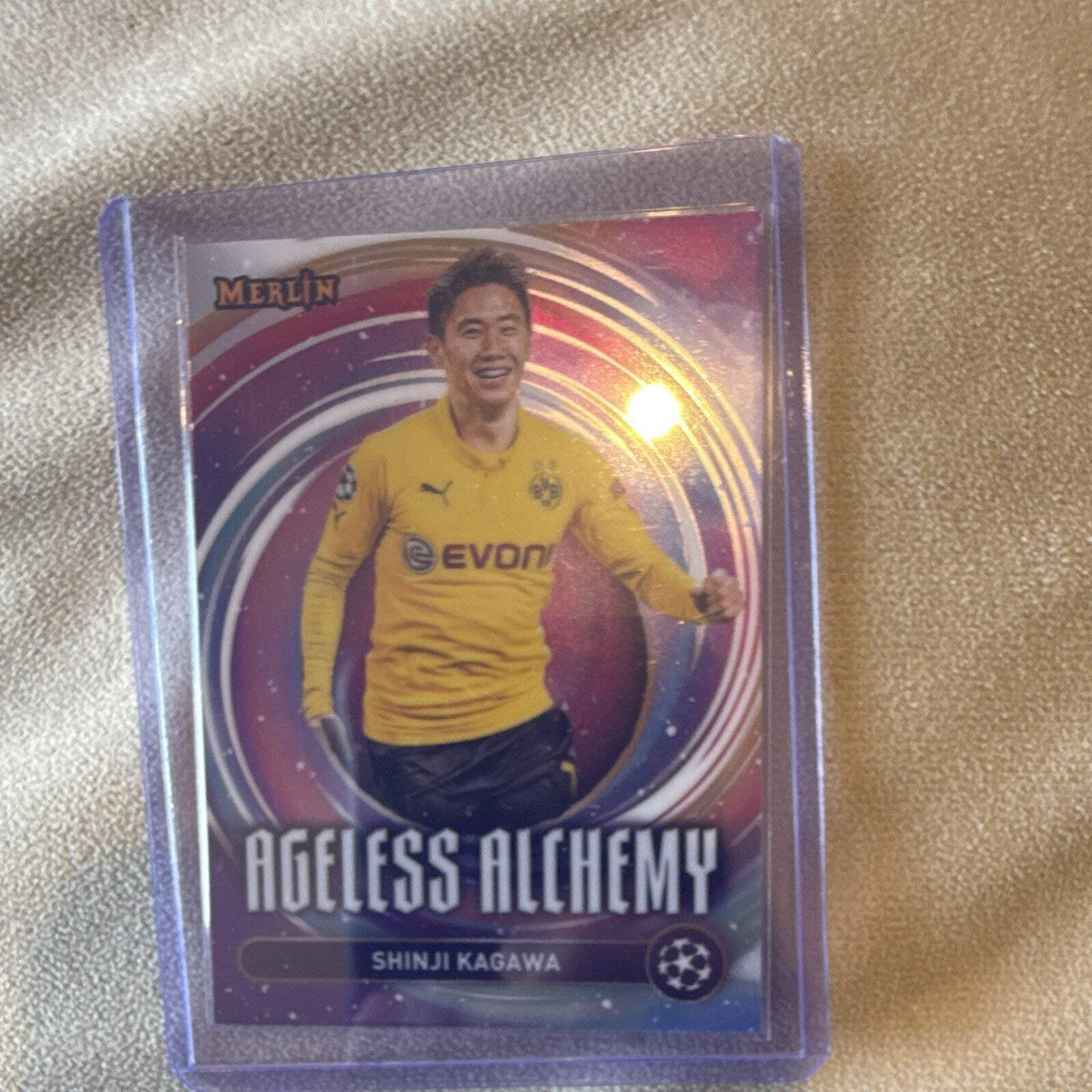 Shinji Kagawa Ageless Alchemy AA 25 Merlin UEFA Champions League Insert0