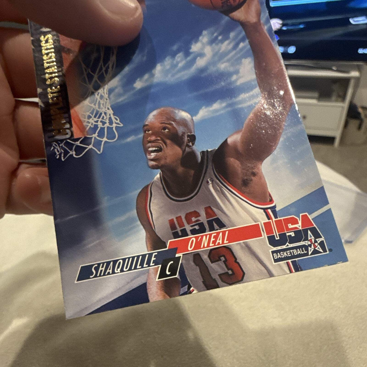 Upper Deck 1994 USA Basketball Complete Statistics #54 Shaquille O'Neal Insert3