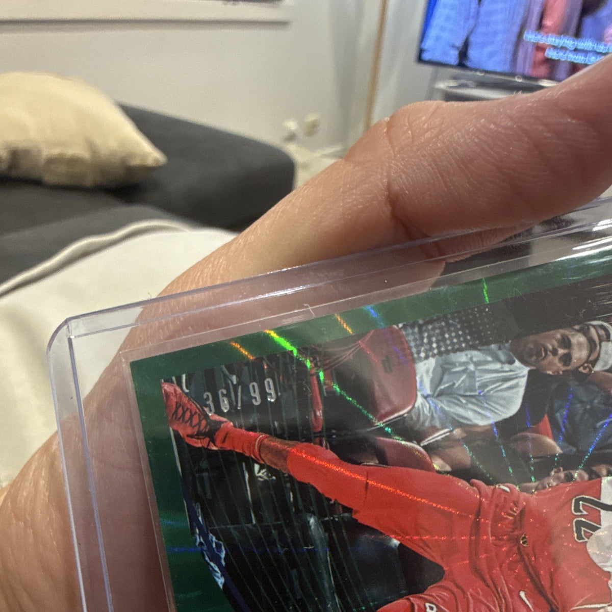 Panini Donruss 2018 19 Otto Porter Jr Green Laser 36/99 #123 Wizards2