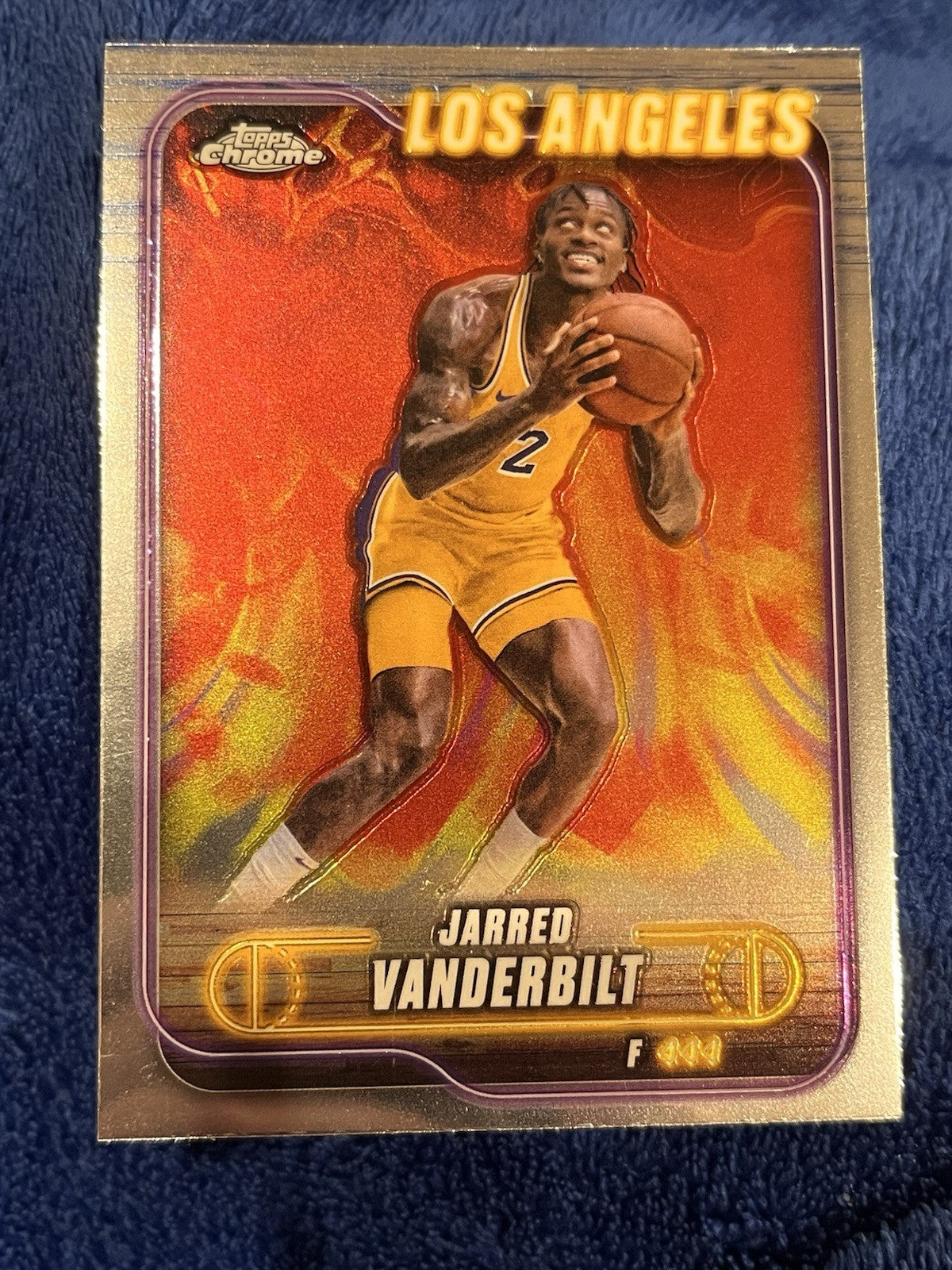 Jarred Vanderbilt Insert Topps Chrome Los Angeles Lakers #27 2023 241