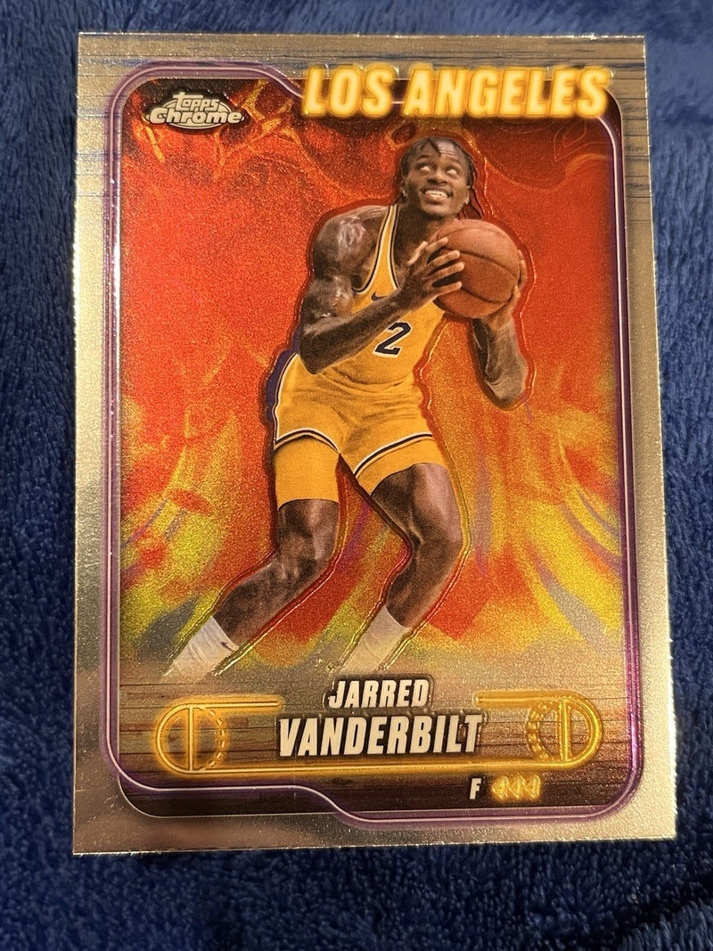 Jarred Vanderbilt Insert Topps Chrome Los Angeles Lakers #27 2023 241