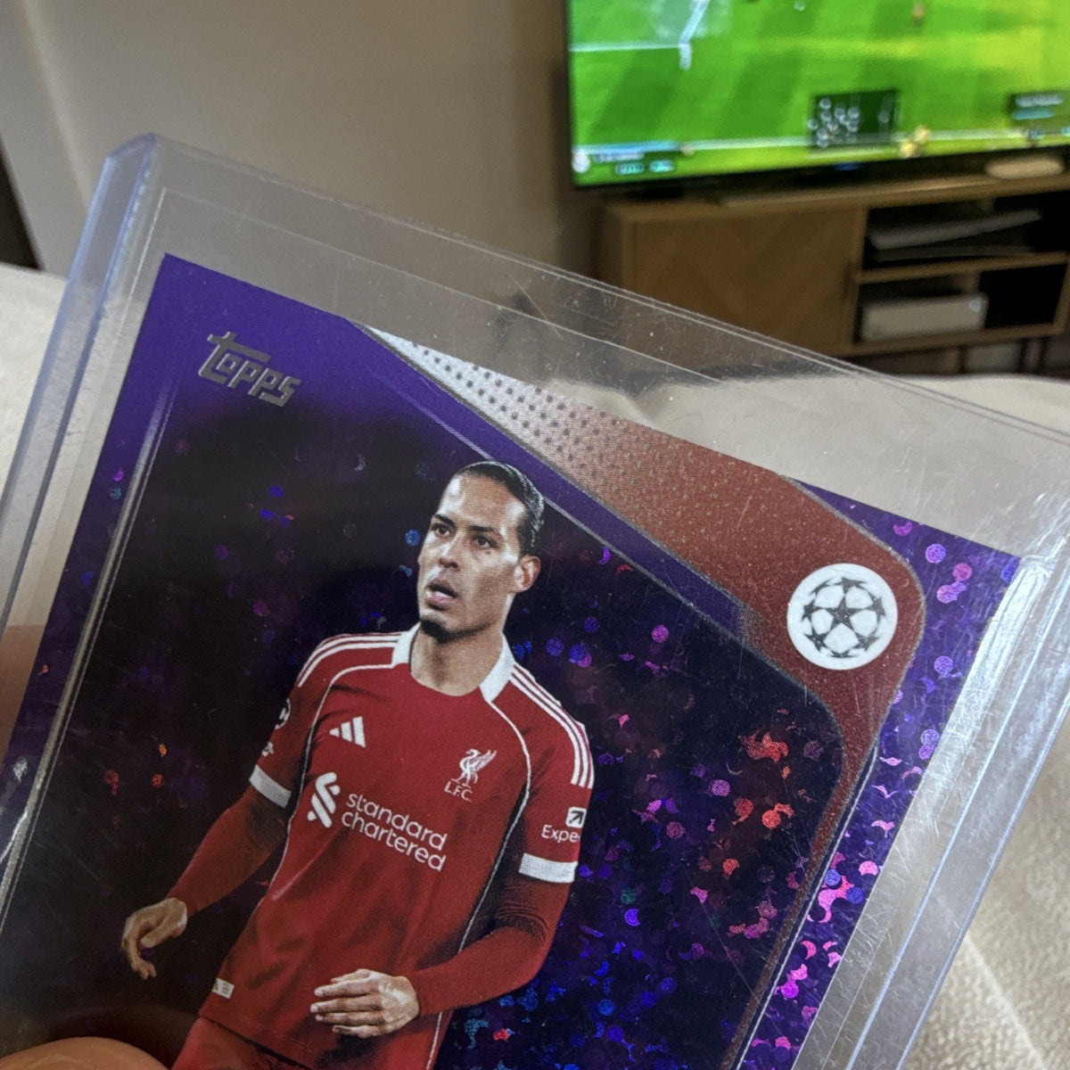 Virgil van Dijk Topps UEFA Champions League 79 Serial Numbered /2502