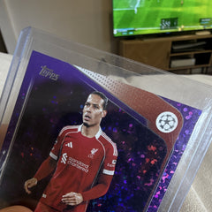 Virgil van Dijk Topps UEFA Champions League 79 Serial Numbered /2502