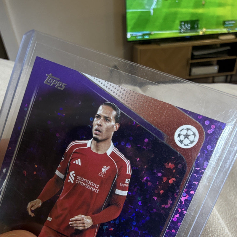 Virgil van Dijk Topps UEFA Champions League 79 Serial Numbered /2502