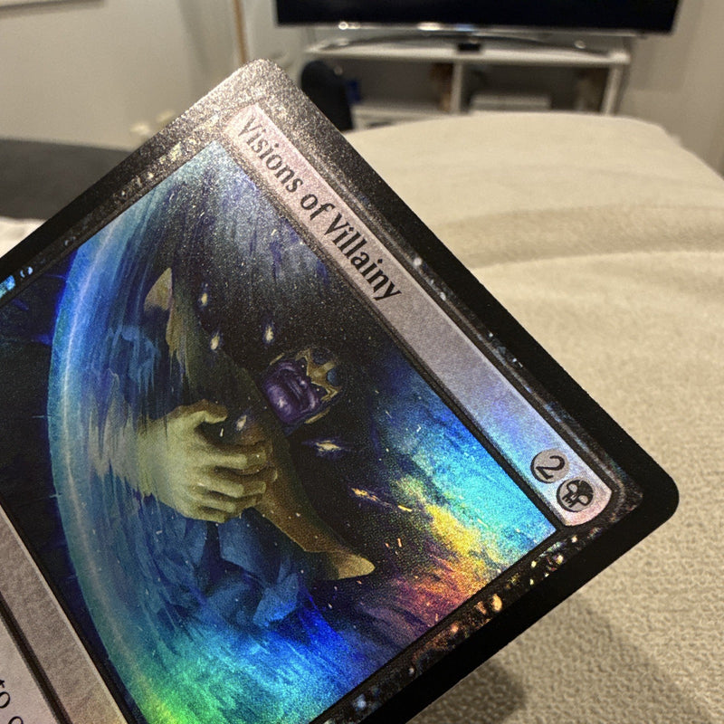 Visions of Villainy Common Marvel Super Heroic Secret Lair Foil 0120 Thanos2