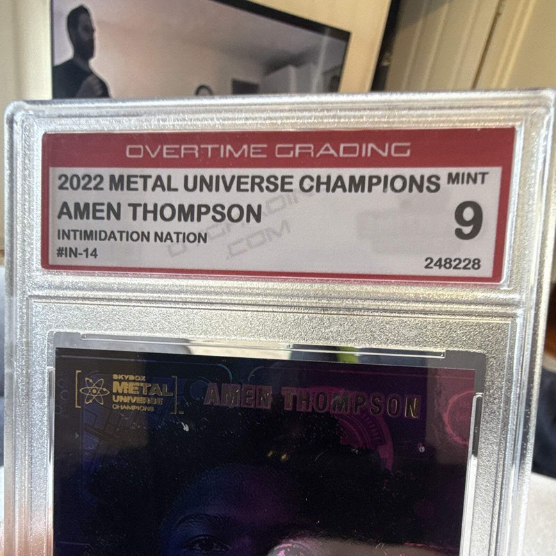 Amen Thompson 2022 Metal Universe Champions Intimidation Nation IN 14 OVG 91
