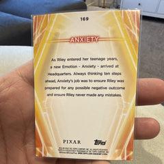 Topps Pixar Disney Inside Out 2 Anxiety Holographic Non Sport Card #169 2026 EN1