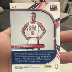 Panini Prizm David Robinson USA Basketball 2020 21 Prizm Insert #51