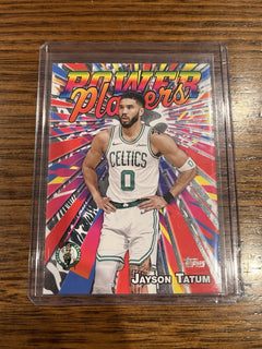 Topps Jayson Tatum Power Players PP 5 2024 25 Topps Boston Celtics0