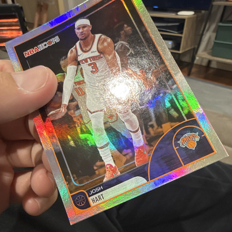 Josh Hart Parallel NBA Hoops 124 New York Knicks Basketball Card 2024 253