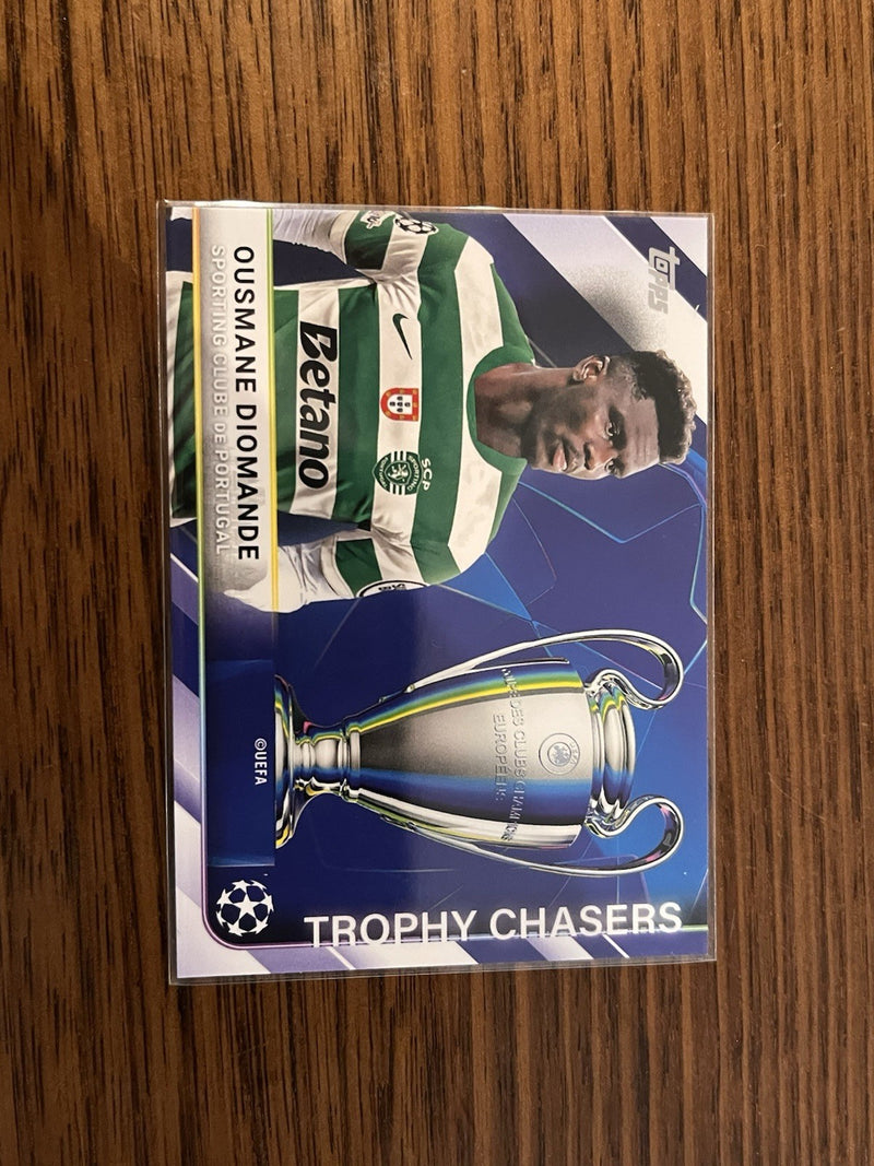 Topps Ousmane Diomande Trophy Chasers TC 22 UEFA Champions League Sporting0