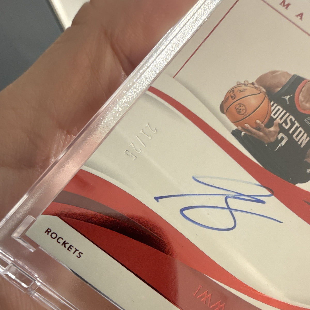 Panini Immaculate Ink Jabari Smith Jr. Auto 21/25 Rockets II JSJ 2023 245