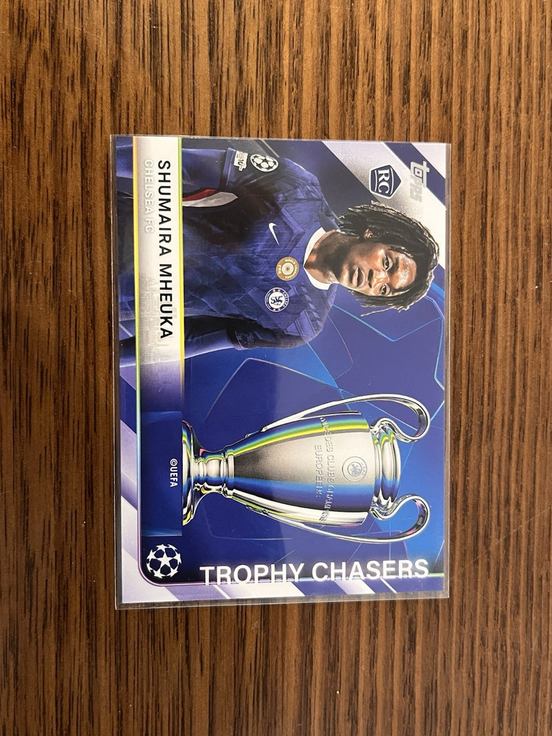 Topps UEFA Champions League Trophy Chasers Rookie Insert Shumaira Mheuka TC 200