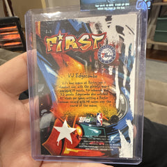 Topps Finest VJ Edgecombe Rookie Insert Finest First F 3 Philadelphia 76ers1