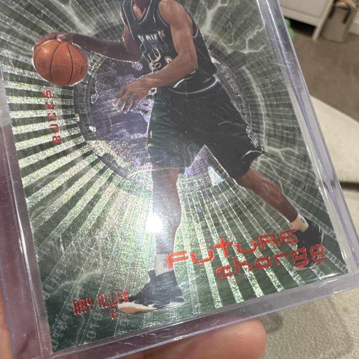 Upper Deck Ray Allen Milwaukee Bucks Future Charge Insert FC7 Basketball Card2