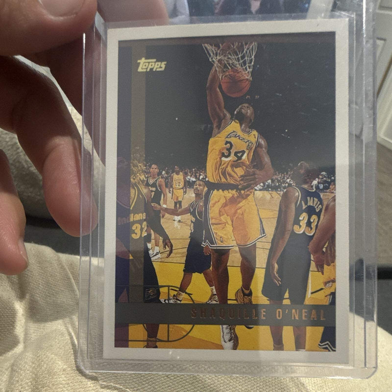 Topps Shaquille O'Neal Los Angeles Lakers 1996 97 NBA Basketball 1090