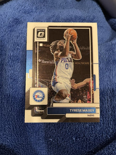Panini Donruss Optic 2022 23 Tyrese Maxey Base Philadelphia 76ers #260