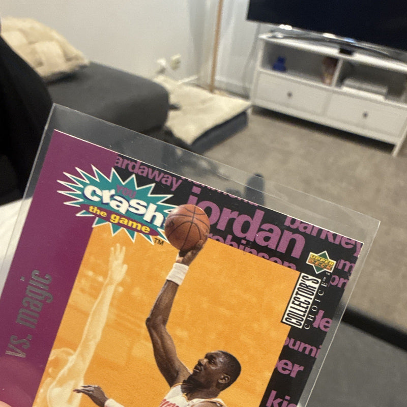 Upper Deck 1995 96 Collector's Choice Crash the Game Silver C10 Hakeem Olajuwon2