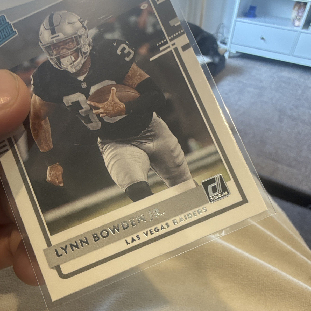 2020 Panini Donruss Rated Rookie #352 Lynn Bowden Jr. Las Vegas Raiders2